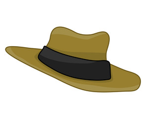 hat isolated illustration