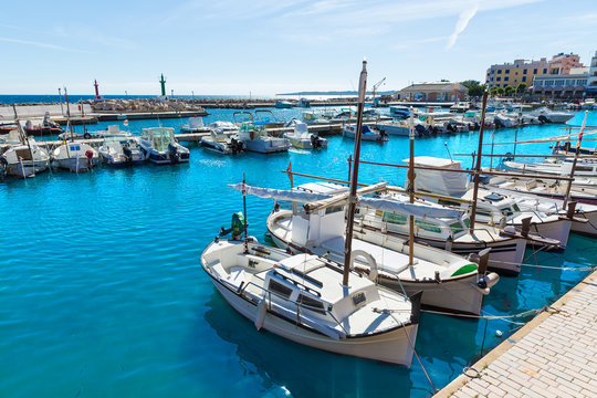 Majorca Cala Bona marina Son Servera Mallorca