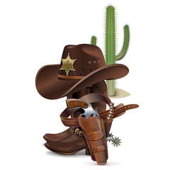 Vector Cowboy Concept