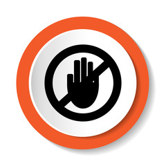 Obraz premium Не прикасаться руками