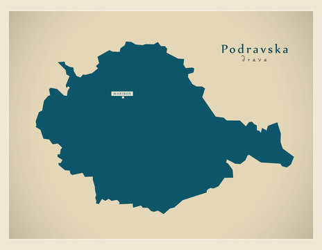 Modern Map - Podravska SI