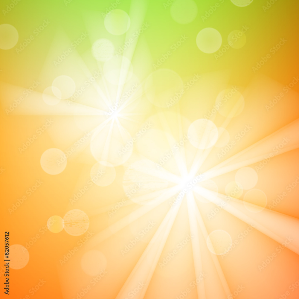 Aufkleber Abstract bokeh sparkles on blurred background