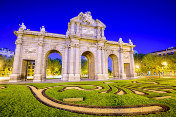 Alcala Gate in Madrid