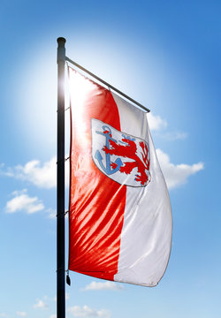 Flagge D&uuml;sseldorf