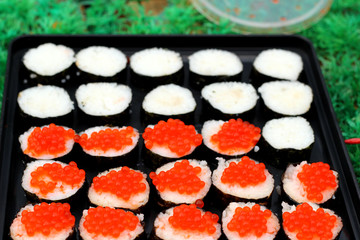 Japanese sushi traditional delicious - japanese food