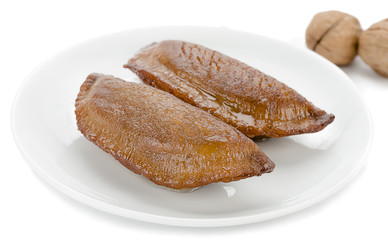 Traditional Turkish dessert called Arab Kadaif or tas kadayif