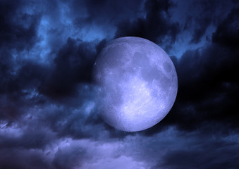 Naklejka na ściany i meble moon in the night sky