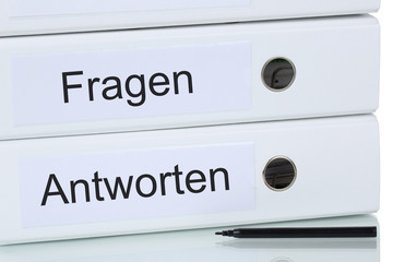 Fragen und Antworten FAQ Business Konzept