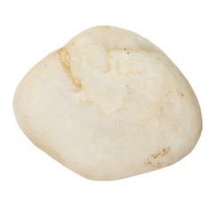 white quartz stone isolated on white background