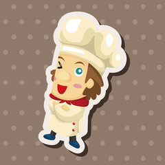 Obraz premium chef theme elements