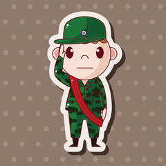 people theme soldier elements