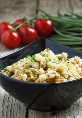 pasta with chopped meat