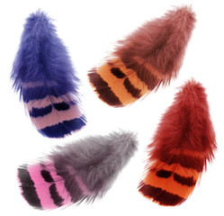 Perot grouse painted in different shades