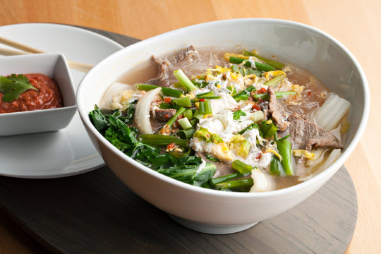 Thai Style Soup with Beef