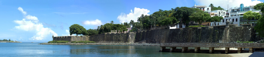 Fototapeta premium Old San Juan City Coast