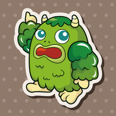 bizarre monster theme elements