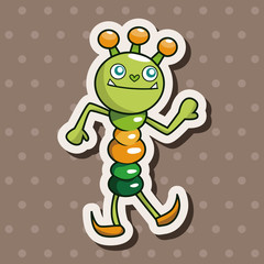 bizarre monster theme elements