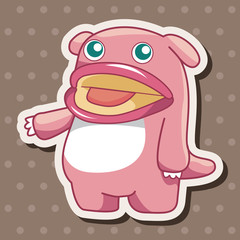 bizarre monster theme elements