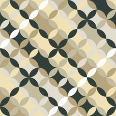 Endless round pattern. Based on Traditional Japanese Embroidery.