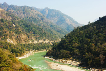 Fototapeta na wymiar Himalayas. Nature and landscape of the Himalayan Mountains