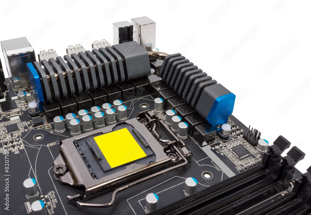 Aufkleber electronic collection - multiphase power system modern processor