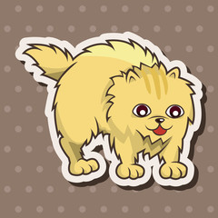 Fototapeta premium cat cartoon theme elements