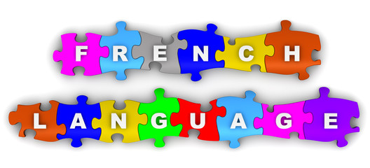 French language. Word on puzzles