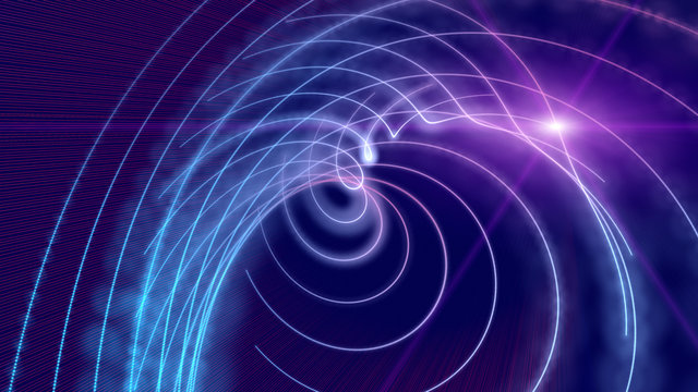 futuristic wave background design with lights