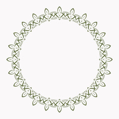 Rich decorated vector frame