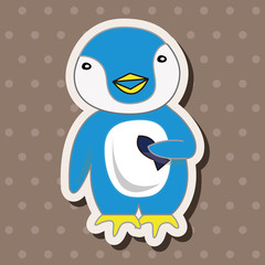 animal penguin cartoon theme elements