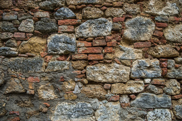 Grungy brick wall