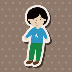 family boy character theme elements