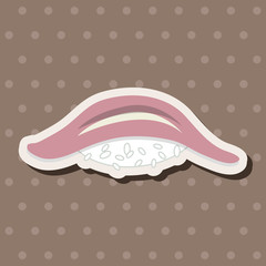Japanese food sushi theme elements
