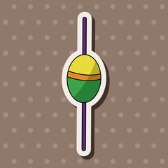 Fishing rods theme elements