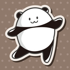 animal panda cartoon theme elements
