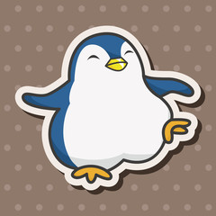 animal pengiun cartoon theme elements