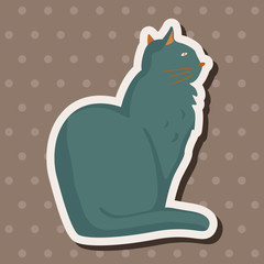 animal cat cartoon theme elements