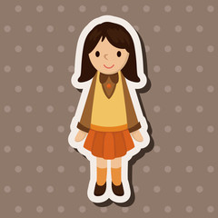 people character theme elements