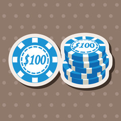 casino number ball theme elements