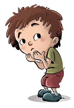 ni&ntilde;o sorprendido