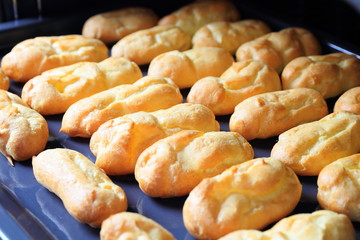 Baking Eclair Cookie in the Oven