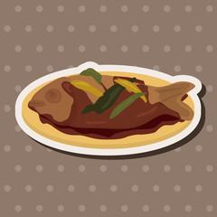chinese food theme elements