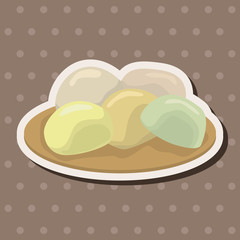 chinese food theme elements