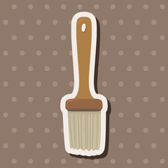 barbecue sauce brush equipment theme elements