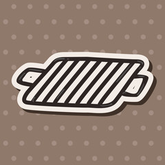 barbecue bakeware equipment theme elements