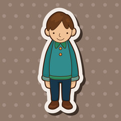 family boy character theme elements