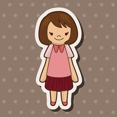 family girl character theme elements