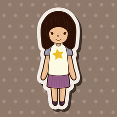 family girl character theme elements