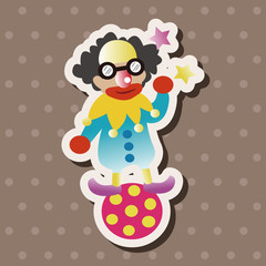 circus clown theme elements