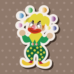 circus clown theme elements